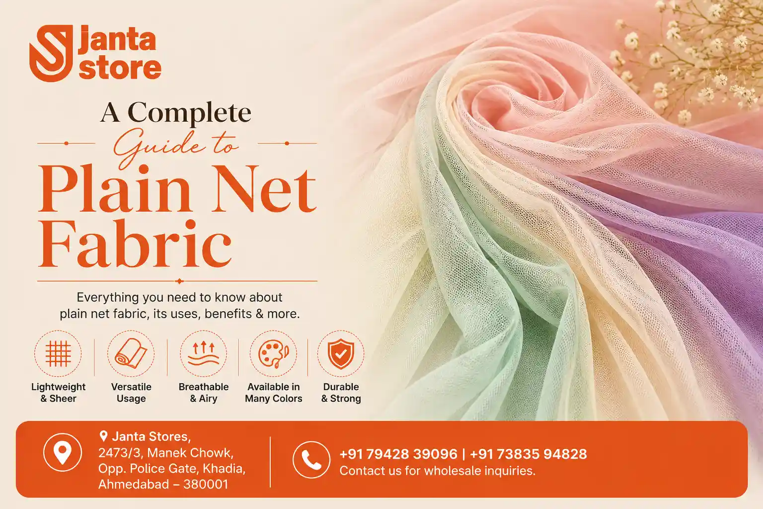 A Complete Guide to Plain Net Fabric